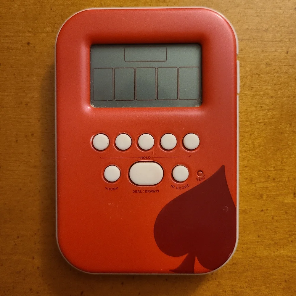 Poker Game Radica-Mattel Hand Held